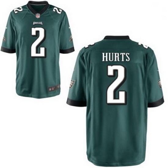 Youth Nike Eagles 2 Jalen Hurts Green Vapor Limited Stitched NFL Jersey Youth Nike Eagles 2 Jalen Hurts Green Vapor Limited Stitched NFL Jersey