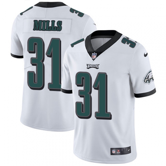 Youth Nike Eagles #31 Jalen Mills White Stitched NFL Vapor Untouchable Limited Jersey Youth Nike Eagles #31 Jalen Mills White Stitched NFL Vapor Untouchable Limited Jersey