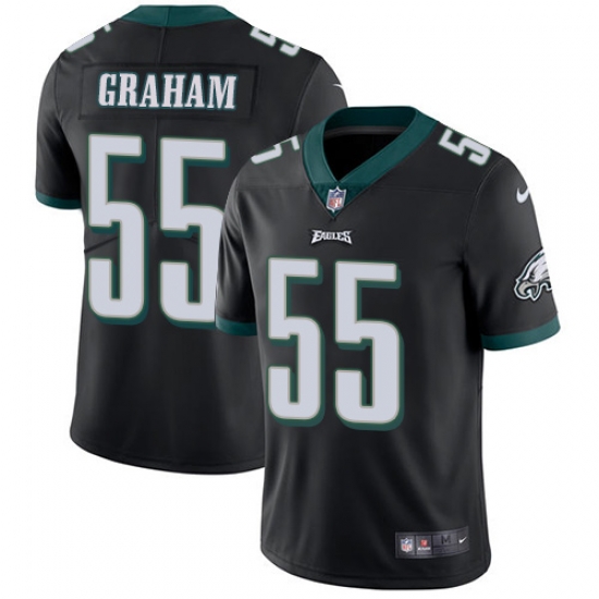 Youth Nike Eagles #55 Brandon Graham Black Alternate Stitched NFL Vapor Untouchable Limited Jersey Youth Nike Eagles #55 Brandon Graham Black Alternate Stitched NFL Vapor Untouchable Limited Jersey