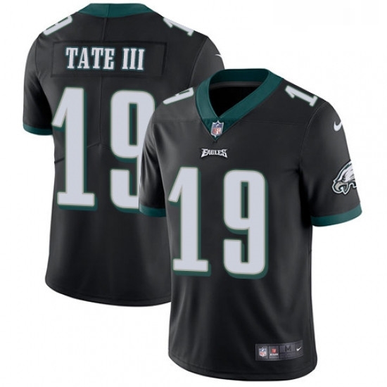Youth Nike Philadelphia Eagles 19 Golden Tate III Black Alternate Vapor Untouchable Limited Player NFL Jerse Youth Nike Philadelphia Eagles 19 Golden Tate III Black Alternate Vapor Untouchable Limited Player NFL Jerse