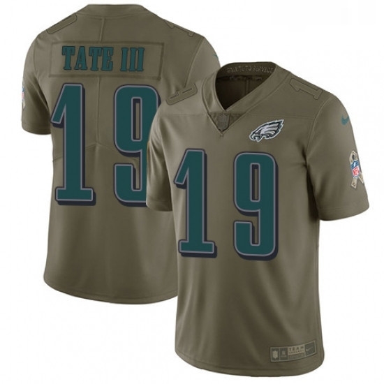Youth Nike Philadelphia Eagles 19 Golden Tate III Limited Olive 2017 Salute to Service NFL Jersey Youth Nike Philadelphia Eagles 19 Golden Tate III Limited Olive 2017 Salute to Service NFL Jersey