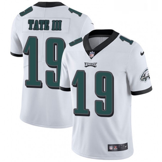 Youth Nike Philadelphia Eagles 19 Golden Tate III White Vapor Untouchable Limited Player NFL Jersey Youth Nike Philadelphia Eagles 19 Golden Tate III White Vapor Untouchable Limited Player NFL Jersey