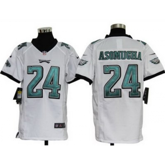 Youth Nike Philadelphia Eagles 24# Nnamdi Asomugha White Nike NFL Jerseys Youth Nike Philadelphia Eagles 24# Nnamdi Asomugha White Nike NFL Jerseys