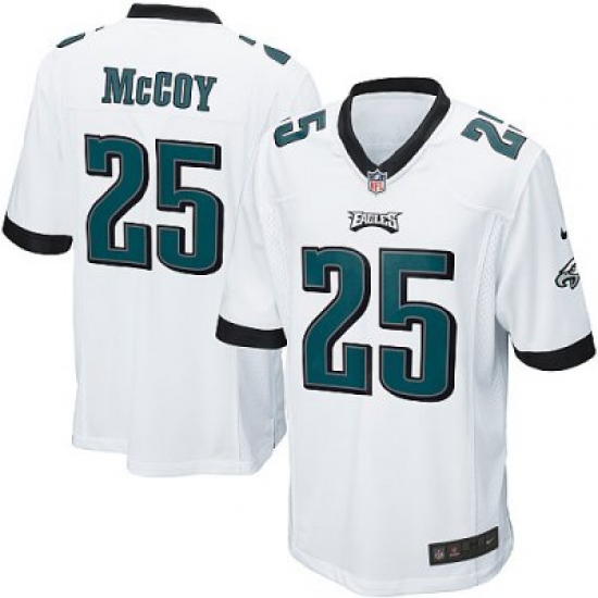 Youth Nike Philadelphia Eagles 25# LeSean McCoy Game White Jersey Youth Nike Philadelphia Eagles 25# LeSean McCoy Game White Jersey