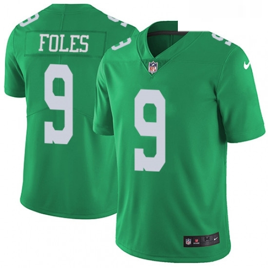 Youth Nike Philadelphia Eagles 9 Nick Foles Limited Green Rush Vapor Untouchable NFL Jersey Youth Nike Philadelphia Eagles 9 Nick Foles Limited Green Rush Vapor Untouchable NFL Jersey