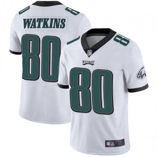 Youth Nike Philadelphia Eagles Quez Watkins #80 White Vapor Limited Jersey Youth Nike Philadelphia Eagles Quez Watkins #80 White Vapor Limited Jersey