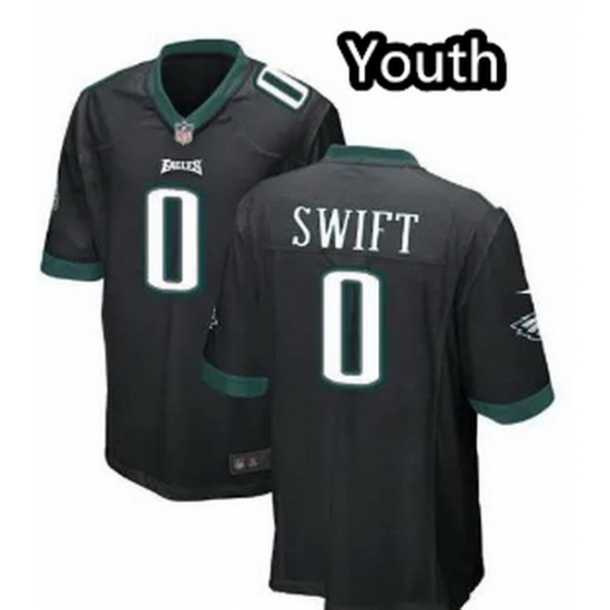 Youth Philadelphia Eagles 0 D 27Andre Swift Black 2023 Draft Vapor Limited Stitched Jersey Youth Philadelphia Eagles 0 D 27Andre Swift Black 2023 Draft Vapor Limited Stitched Jersey