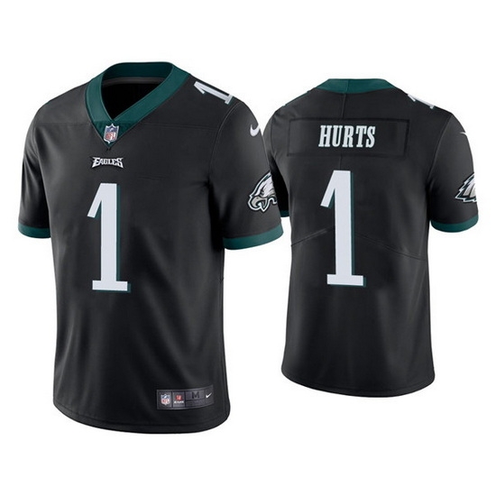 Youth Philadelphia Eagles 1 Jalen Hurts Black Vapor Untouchable Limited Stitched Football Jersey Youth Philadelphia Eagles 1 Jalen Hurts Black Vapor Untouchable Limited Stitched Football Jersey