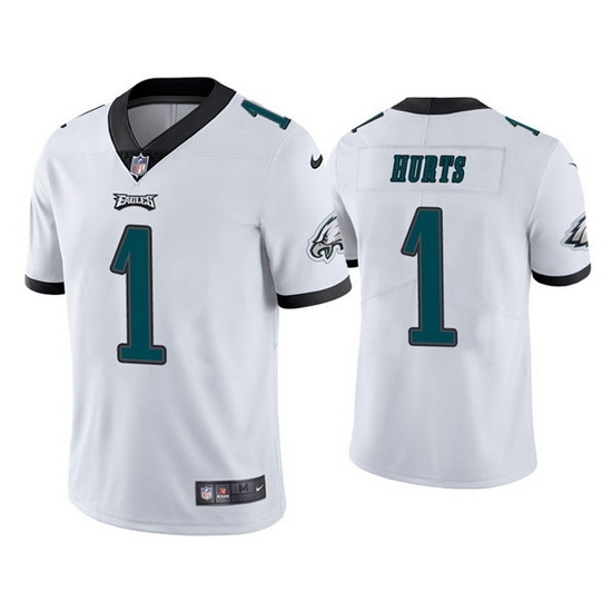 Youth Philadelphia Eagles 1 Jalen Hurts White Vapor Untouchable Limited Stitched Football Jersey Youth Philadelphia Eagles 1 Jalen Hurts White Vapor Untouchable Limited Stitched Football Jersey