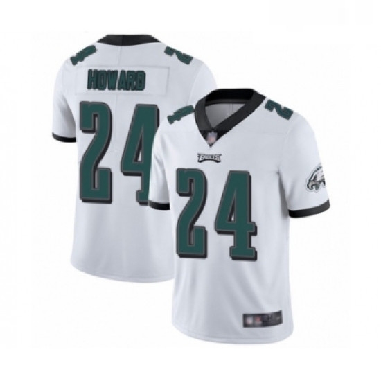 Youth Philadelphia Eagles 24 Jordan Howard White Vapor Untouchable Limited Player Football Jersey Youth Philadelphia Eagles 24 Jordan Howard White Vapor Untouchable Limited Player Football Jersey