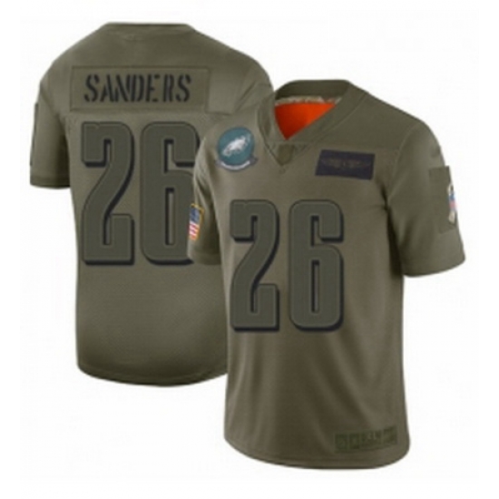 Youth Philadelphia Eagles 26 Miles Sanders Limited Camo 2019 Salute to Service Football Jersey Youth Philadelphia Eagles 26 Miles Sanders Limited Camo 2019 Salute to Service Football Jersey