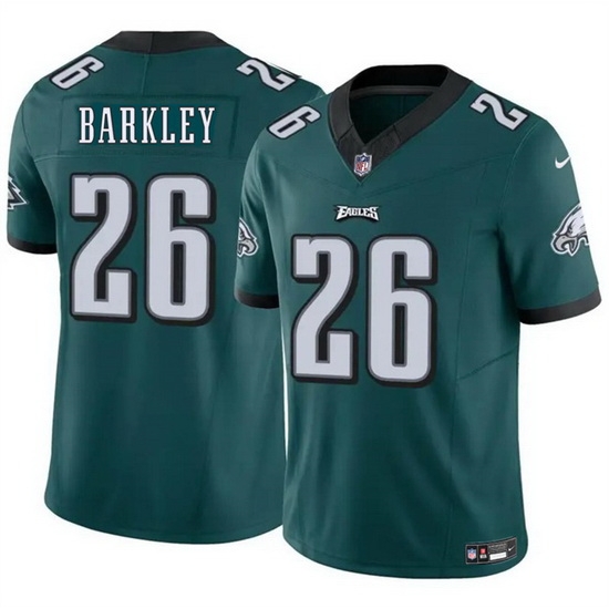 Youth Philadelphia Eagles 26 Saquon Barkley Green 2023 F U S E Vapor Untouchable Limited Stitched Football Jersey Youth Philadelphia Eagles 26 Saquon Barkley Green 2023 F U S E Vapor Untouchable Limited Stitched Football Jersey
