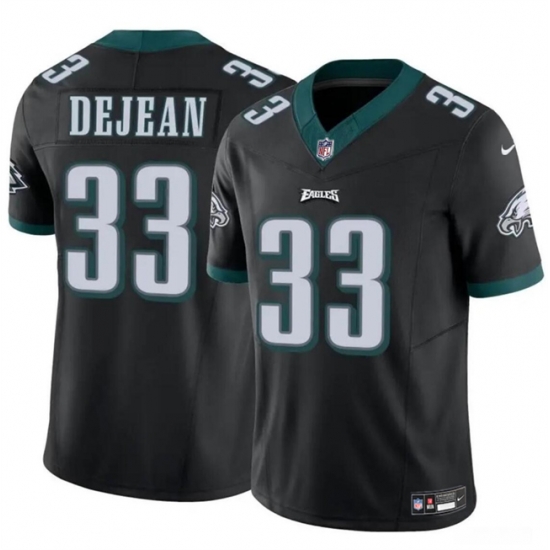 Youth Philadelphia Eagles 33 Cooper DeJean Black 2024 Draft F U S E Vapor Untouchable Limited Stitched Football Jersey Youth Philadelphia Eagles 33 Cooper DeJean Black 2024 Draft F U S E Vapor Untouchable Limited Stitched Football Jersey