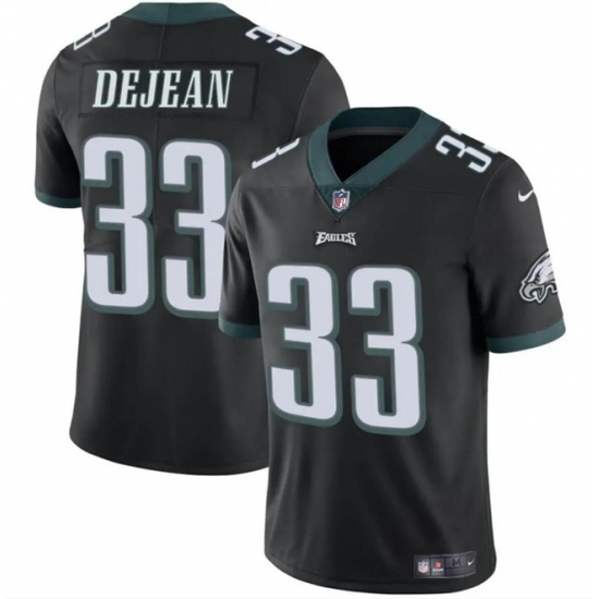 Youth Philadelphia Eagles 33 Cooper DeJean Black 2024 Draft Vapor Untouchable Limited Youth Philadelphia Eagles 33 Cooper DeJean Black 2024 Draft Vapor Untouchable Limited