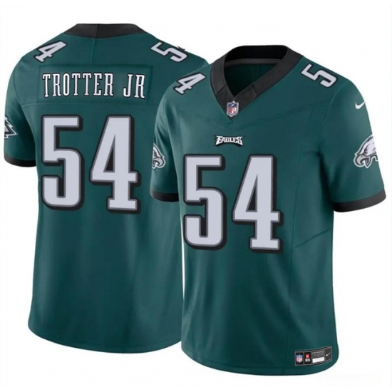 Youth Philadelphia Eagles 54 Jeremiah Trotter Jr Green 2024 Draft F U S E Vapor Untouchable Limited Stitched Football Jersey Youth Philadelphia Eagles 54 Jeremiah Trotter Jr Green 2024 Draft F U S E Vapor Untouchable Limited Stitched Football Jersey