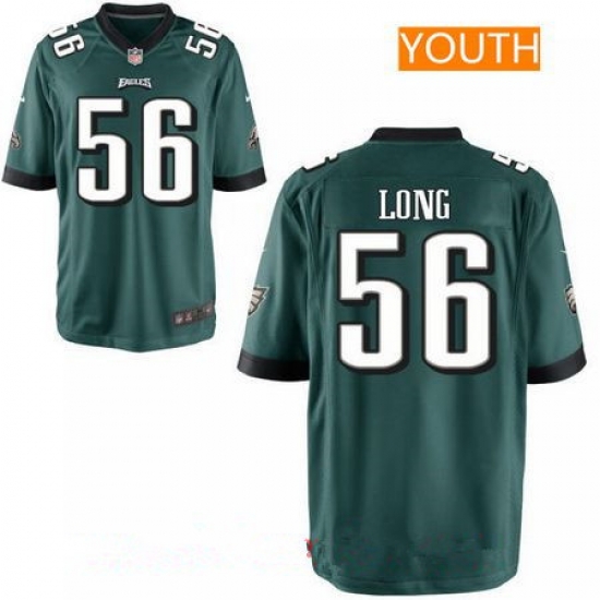 Youth Philadelphia Eagles #56 Chris Long Midnight Green Team Color Stitched NFL Nike Jersey Youth Philadelphia Eagles #56 Chris Long Midnight Green Team Color Stitched NFL Nike Jersey