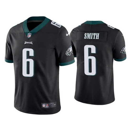 Youth Philadelphia Eagles 6 DeVonta Smith Black Vapor Untouchable Limited Stitched Football Jersey Youth Philadelphia Eagles 6 DeVonta Smith Black Vapor Untouchable Limited Stitched Football Jersey