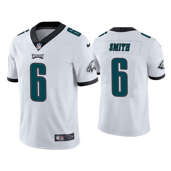 Youth Philadelphia Eagles 6 DeVonta Smith White Vapor Untouchable Limited Stitched Football Jersey Youth Philadelphia Eagles 6 DeVonta Smith White Vapor Untouchable Limited Stitched Football Jersey