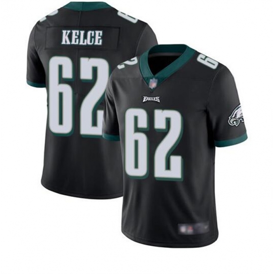 Youth Philadelphia Eagles 62 Jason Kelce Black Vapor Untouchable Limited Stitched Football Jersey Youth Philadelphia Eagles 62 Jason Kelce Black Vapor Untouchable Limited Stitched Football Jersey