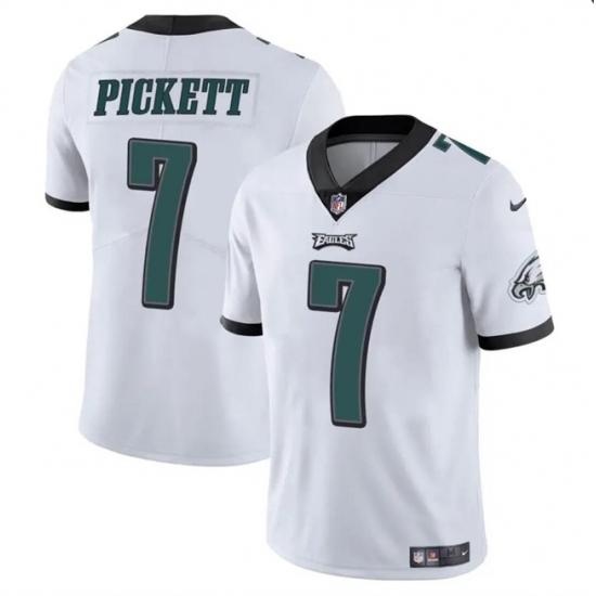 Youth Philadelphia Eagles 7 Kenny Pickett White Vapor Untouchable Limited Stitched Football Jersey Youth Philadelphia Eagles 7 Kenny Pickett White Vapor Untouchable Limited Stitched Football Jersey