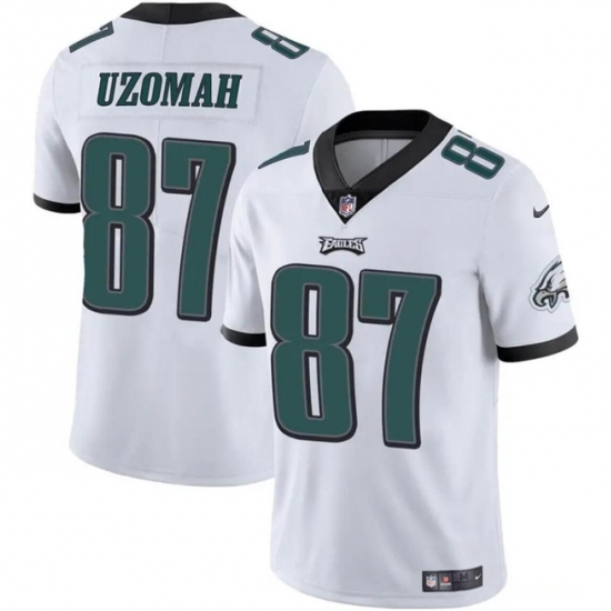 Youth Philadelphia Eagles 87 C J Uzomah White Vapor Untouchable Limited Stitched Football Jersey Youth Philadelphia Eagles 87 C J Uzomah White Vapor Untouchable Limited Stitched Football Jersey
