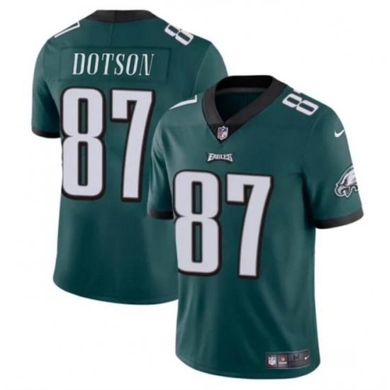 Youth Philadelphia Eagles 87 Jahan Dotson Green Vapor Untouchable Limited Stitched Football Jersey Youth Philadelphia Eagles 87 Jahan Dotson Green Vapor Untouchable Limited Stitched Football Jersey