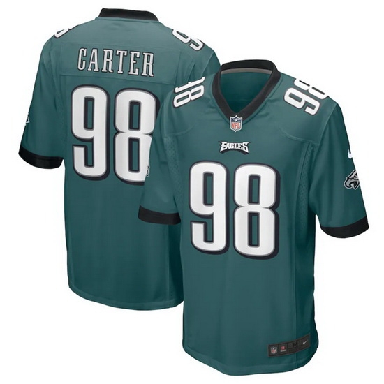 Youth Philadelphia Eagles 98 Jalen Carter Green 2023 Draft Stitched Football Jersey Youth Philadelphia Eagles 98 Jalen Carter Green 2023 Draft Stitched Football Jersey