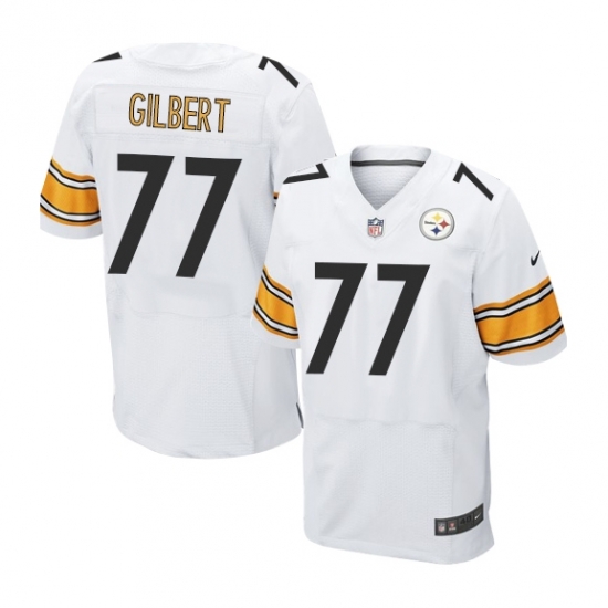 77 Marcus Gilbert Elite White Pittsburgh Steelers Road Nike Jersey 77 Marcus Gilbert Elite White Pittsburgh Steelers Road Nike Jersey