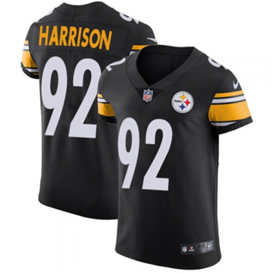 Men Nike Steelers #92 James Harrison Black Team Color Stitched NFL Vapor Untouchable Elite Jersey Men Nike Steelers #92 James Harrison Black Team Color Stitched NFL Vapor Untouchable Elite Jersey