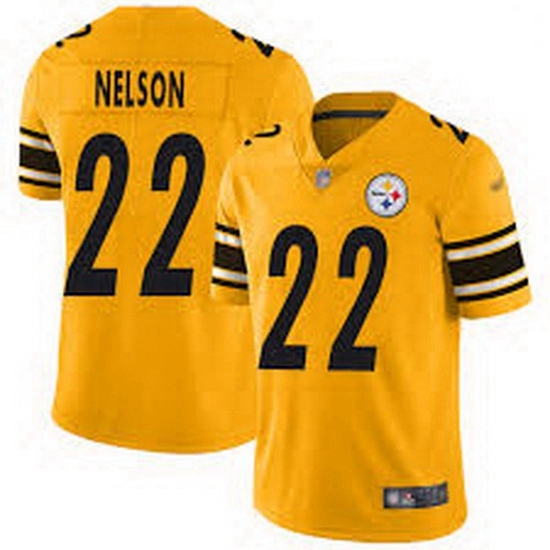 Men Pittsburgh Steelers 22 Steven Nelson Gold Football Limited Inverted Legend Jersey Men Pittsburgh Steelers 22 Steven Nelson Gold Football Limited Inverted Legend Jersey