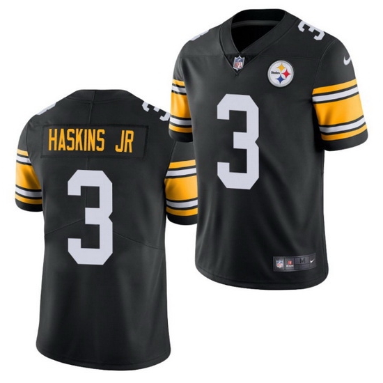Men Pittsburgh Steelers 3 Dwayne Haskins Jr Black Vapor Untouchable Limited Stitched jersey Men Pittsburgh Steelers 3 Dwayne Haskins Jr Black Vapor Untouchable Limited Stitched jersey
