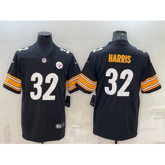 Men Pittsburgh Steelers 32 Franco Harris Black Vapor Untouchable Limited Stitched Jersey Men Pittsburgh Steelers 32 Franco Harris Black Vapor Untouchable Limited Stitched Jersey