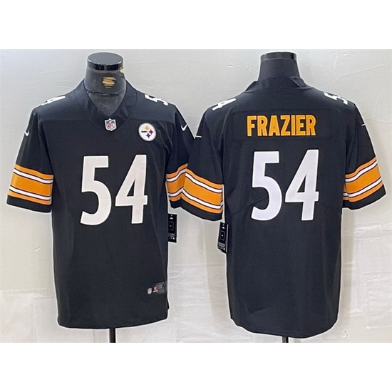 Men Pittsburgh Steelers 54 Zach Frazier Black Vapor Untouchable Limited Stitched Jersey Men Pittsburgh Steelers 54 Zach Frazier Black Vapor Untouchable Limited Stitched Jersey