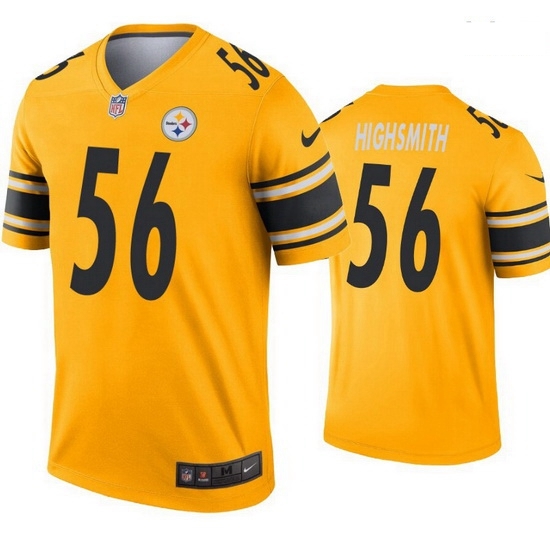 Men Pittsburgh Steelers 56 Highsmith Gold Rush Jersey 281 29 Men Pittsburgh Steelers 56 Highsmith Gold Rush Jersey 281 29