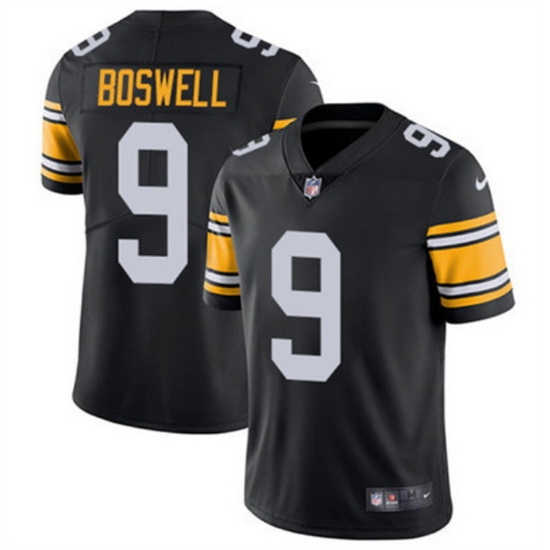 Men Pittsburgh Steelers 9 Chris Boswell Black Vapor Untouchable Stitched Jersey Men Pittsburgh Steelers 9 Chris Boswell Black Vapor Untouchable Stitched Jersey