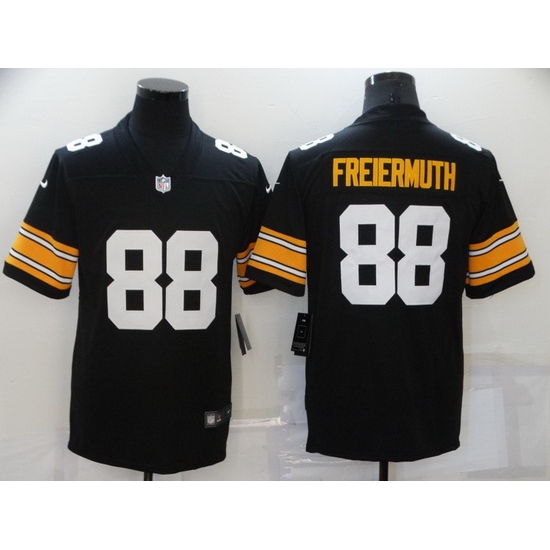 Men Pittsburgh Steelers Pat Freiermuth #88 Nike Black Vapor Limited Jersey Men Pittsburgh Steelers Pat Freiermuth #88 Nike Black Vapor Limited Jersey
