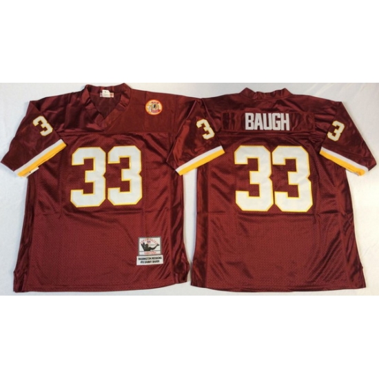 Men Redskins 33 Sammy Baugh Red M&N Throwback Jersey Men Redskins 33 Sammy Baugh Red M&N Throwback Jersey