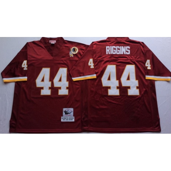 Men Redskins 44 John Riggins Red M&N Throwback Jersey Men Redskins 44 John Riggins Red M&N Throwback Jersey