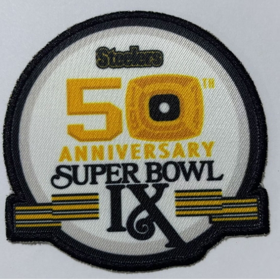 Men Steelers 50th Anniversary Patch Biaog Men Steelers 50th Anniversary Patch Biaog