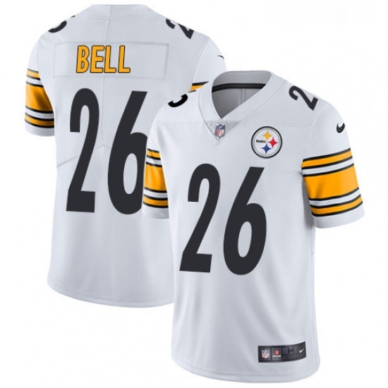 Mens Nike Pittsburgh Steelers 26 LeVeon Bell White Vapor Untouchable Limited Player NFL Jersey Mens Nike Pittsburgh Steelers 26 LeVeon Bell White Vapor Untouchable Limited Player NFL Jersey