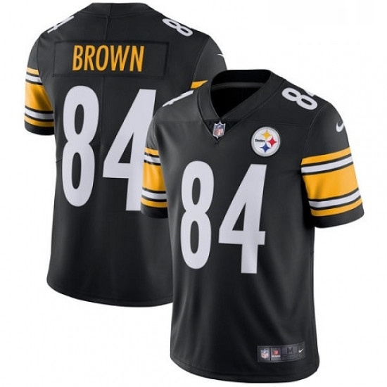 Mens Nike Pittsburgh Steelers 84 Antonio Brown Black Team Color Vapor Untouchable Limited Player NFL Jersey Mens Nike Pittsburgh Steelers 84 Antonio Brown Black Team Color Vapor Untouchable Limited Player NFL Jersey