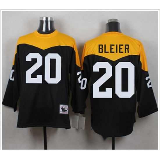 Mitchell And Ness 1967 Pittsburgh Steelers 20 Rocky Bleier Black Yelllow Throwback Men 27s Stitched Mitchell And Ness 1967 Pittsburgh Steelers 20 Rocky Bleier Black Yelllow Throwback Men 27s Stitched
