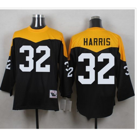 Mitchell And Ness 1967 Pittsburgh Steelers 32 Franco Harris Black Yelllow Throwback Men 27s Stitche Mitchell And Ness 1967 Pittsburgh Steelers 32 Franco Harris Black Yelllow Throwback Men 27s Stitche