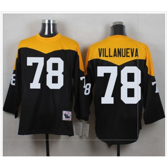 Mitchell And Ness 1967 Pittsburgh Steelers 78 Alejandro Villanueva Black Yelllow Throwback Men 27s Mitchell And Ness 1967 Pittsburgh Steelers 78 Alejandro Villanueva Black Yelllow Throwback Men 27s