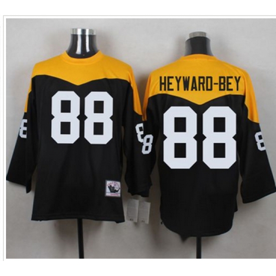 Mitchell And Ness 1967 Pittsburgh Steelers 88 Darrius Heyward Bey Black Yelllow Throwback Men 27s S Mitchell And Ness 1967 Pittsburgh Steelers 88 Darrius Heyward Bey Black Yelllow Throwback Men 27s S