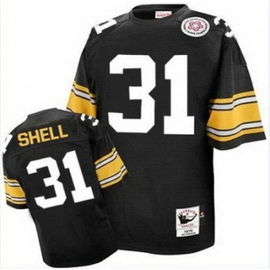 Mitchell And Ness Steelers 31 Donnie Shell Black Stitched NFL Jersey Mitchell And Ness Steelers 31 Donnie Shell Black Stitched NFL Jersey