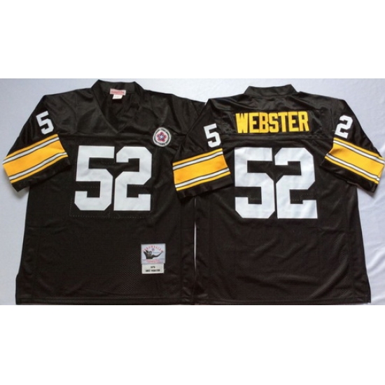Mitchell And Ness Steelers #52 mike webster Black Throwback Stitched NFL Jersey Mitchell And Ness Steelers #52 mike webster Black Throwback Stitched NFL Jersey
