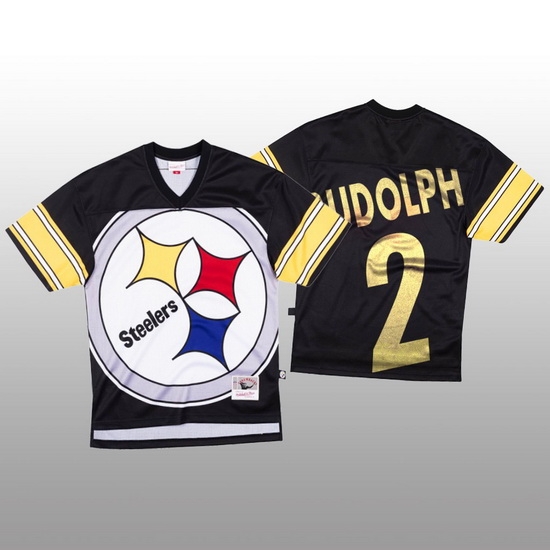 NFL Pittsburgh Steelers 2 Mason Rudolph Black Men Mitchell 26 Nell Big Face Fashion Limited NFL Jersey NFL Pittsburgh Steelers 2 Mason Rudolph Black Men Mitchell 26 Nell Big Face Fashion Limited NFL Jersey