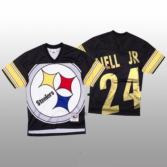 NFL Pittsburgh Steelers 24 Benny Snell Jr Black Men Mitchell 26 Nell Big Face Fashion Limited NFL Jersey NFL Pittsburgh Steelers 24 Benny Snell Jr Black Men Mitchell 26 Nell Big Face Fashion Limited NFL Jersey