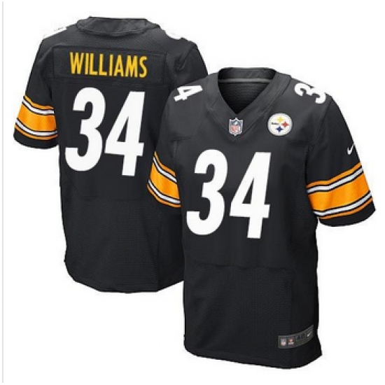 New Pittsburgh Steelers #34 DeAngelo Williams Black Team Color Mens Stitched NFL Elite Jersey New Pittsburgh Steelers #34 DeAngelo Williams Black Team Color Mens Stitched NFL Elite Jersey